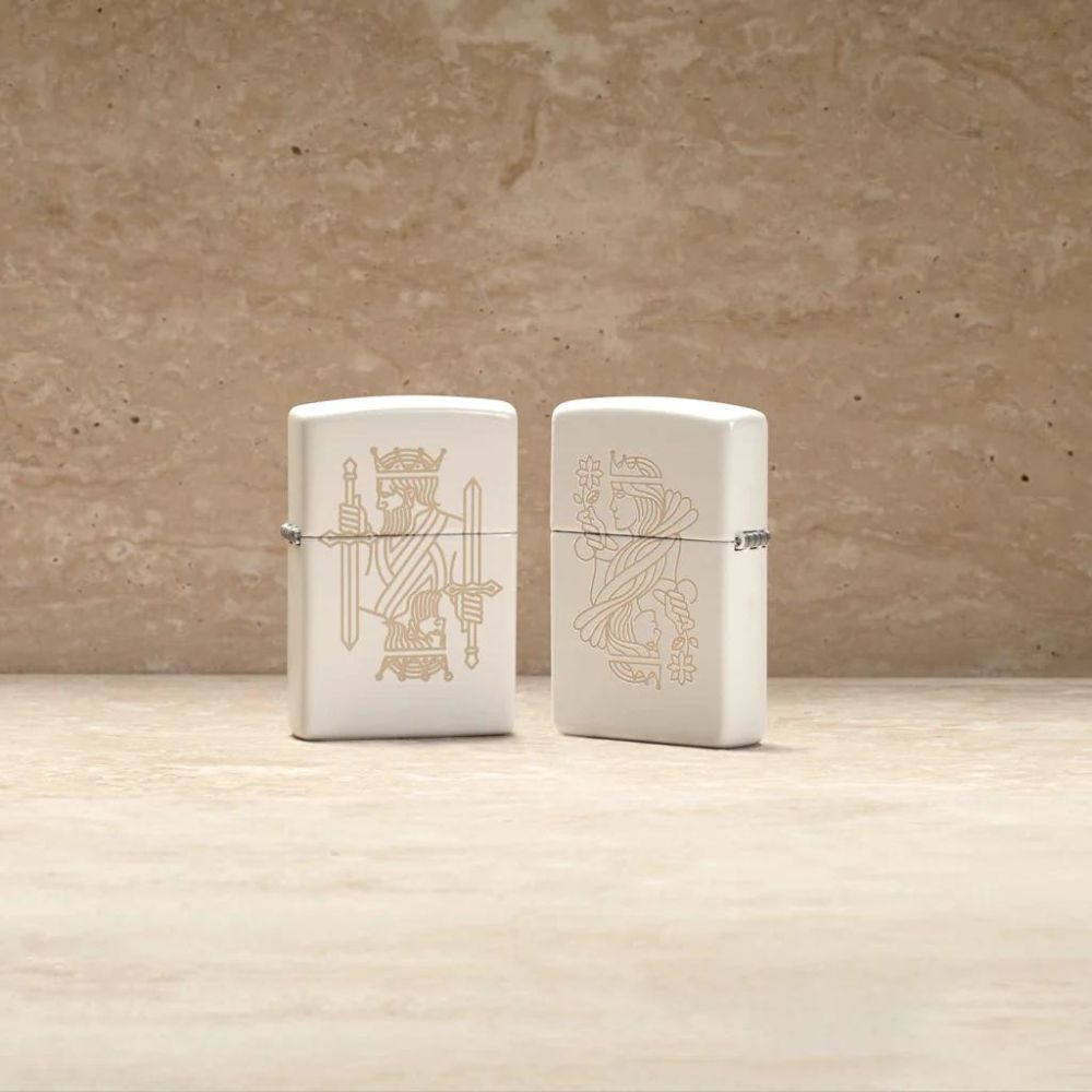 Zippo King Queen Design Lighter