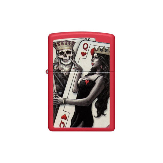 Zippo Skull King Queen Beauty Lighter