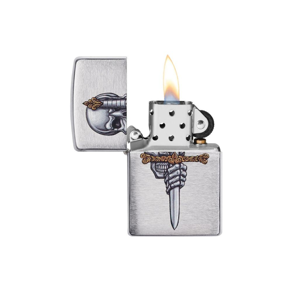 Zippo Sword Skull Design Lighter