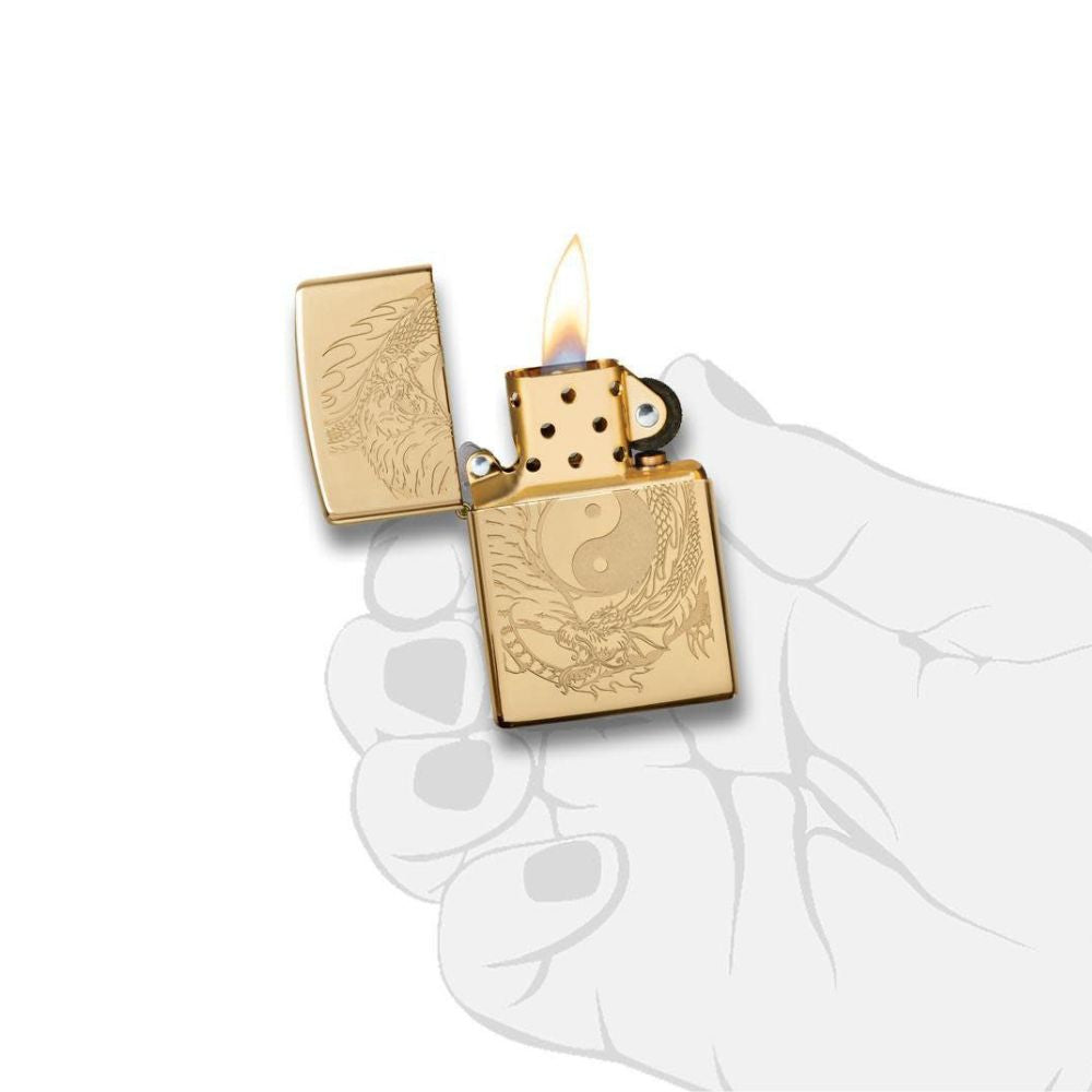 Zippo Tiger and Dragon Design Lighter