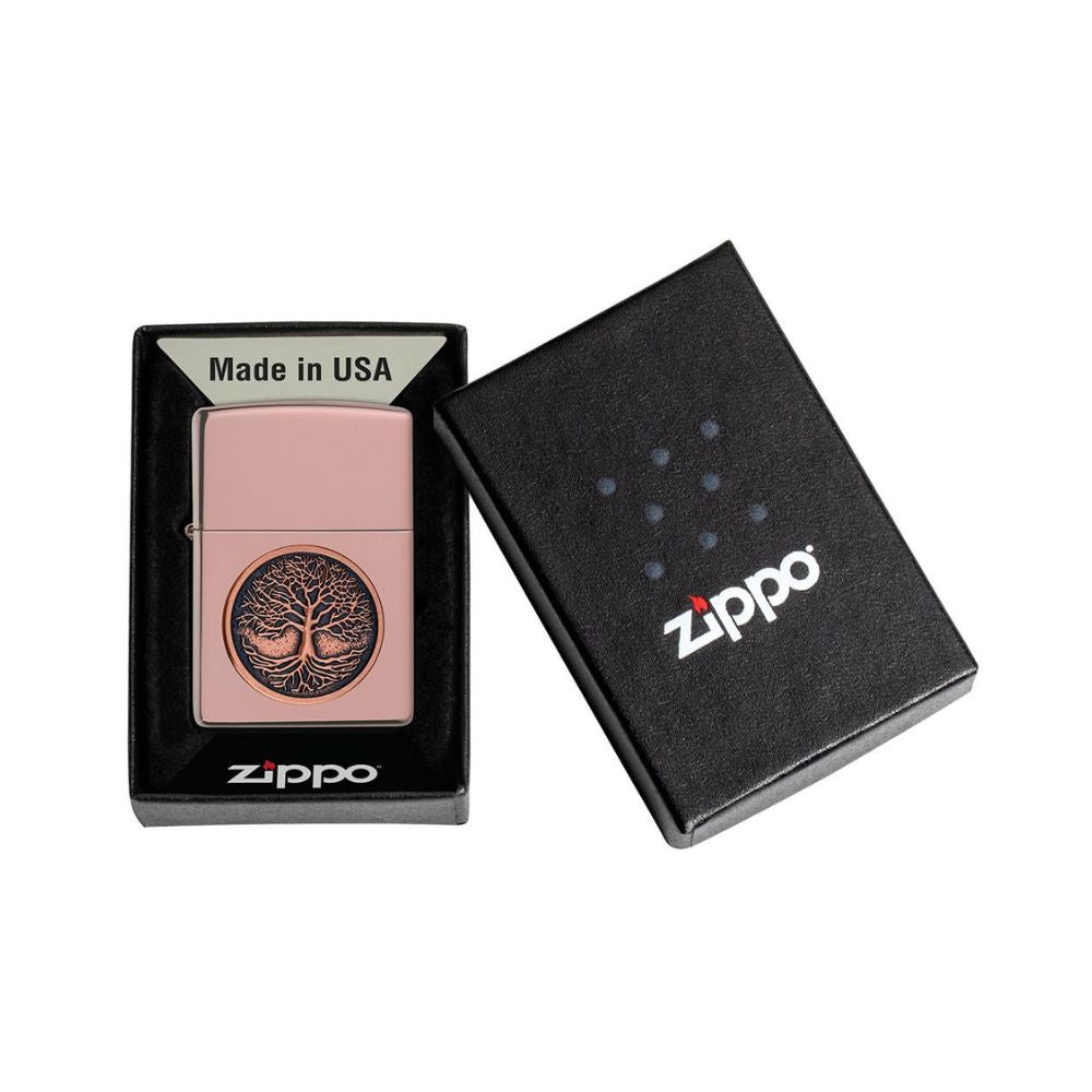 Zippo Tree of Life Emblem Lighter