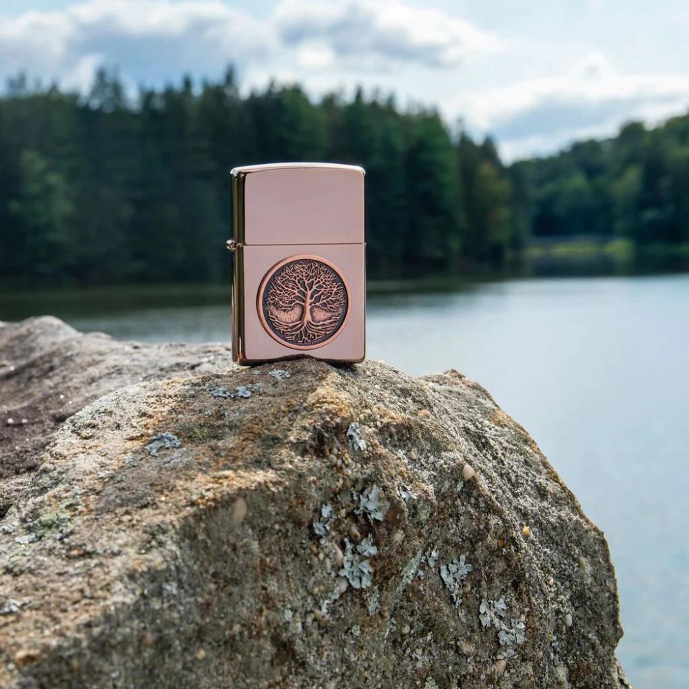 Zippo Tree of Life Emblem Lighter