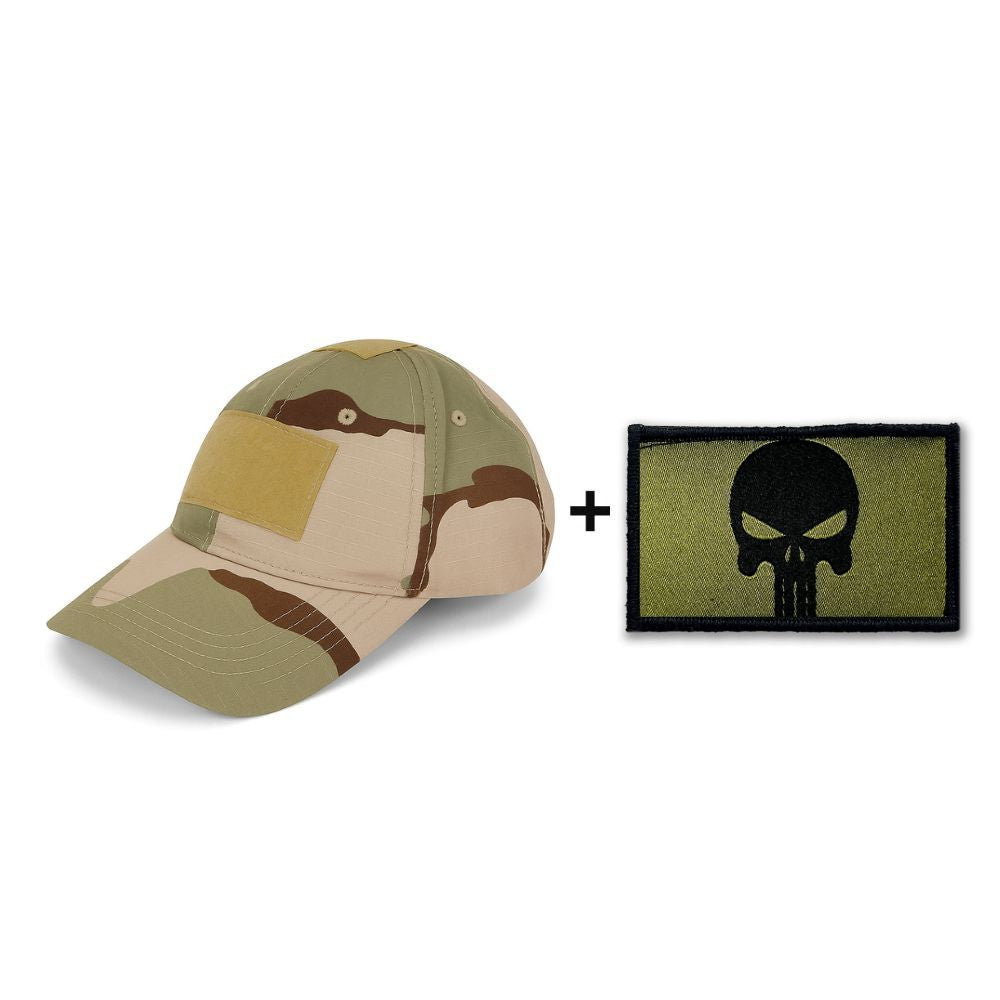 DT Velcro Cap (Desert Camo) - Wear It Solo or Style with a Patch