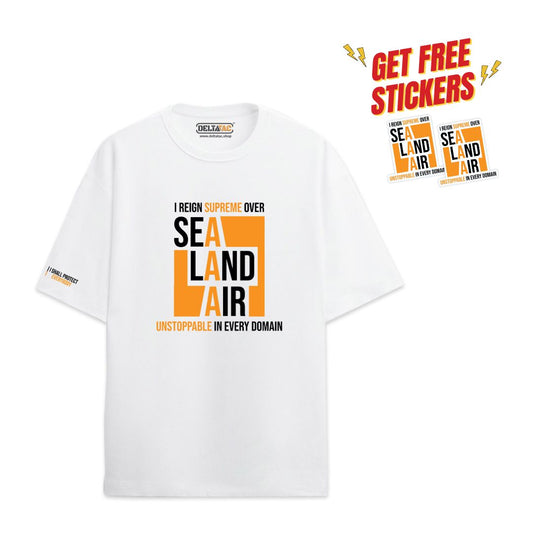 Sea Air Land Oversized T-Shirt