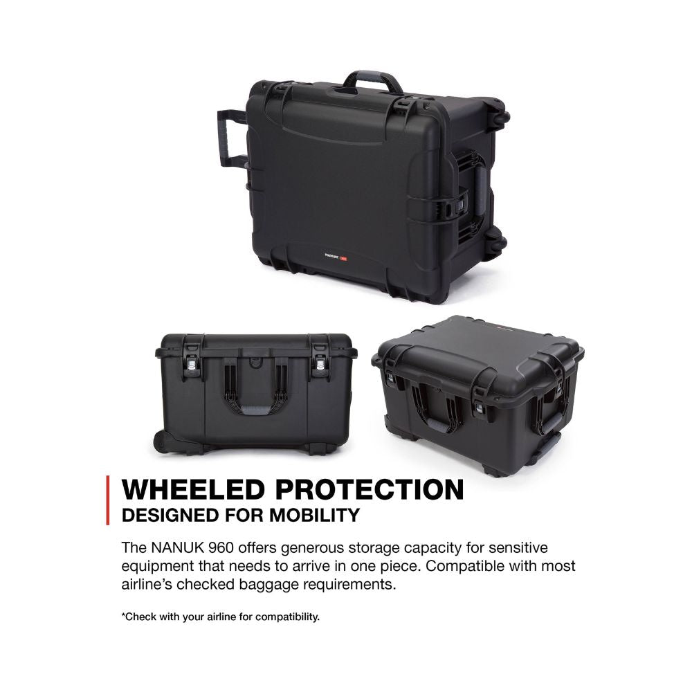 Nanuk 960 Black (Empty) Protective Hard Case