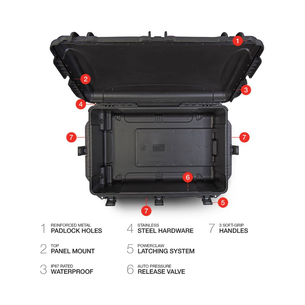 Nanuk 963 Black (Empty) Protective Hard Case