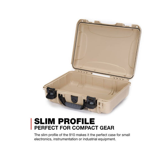 Nanuk 910 Tan (Empty) Protective Hard Case