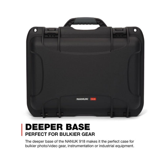 Nanuk 918 Black (Empty) Protective Hard Case