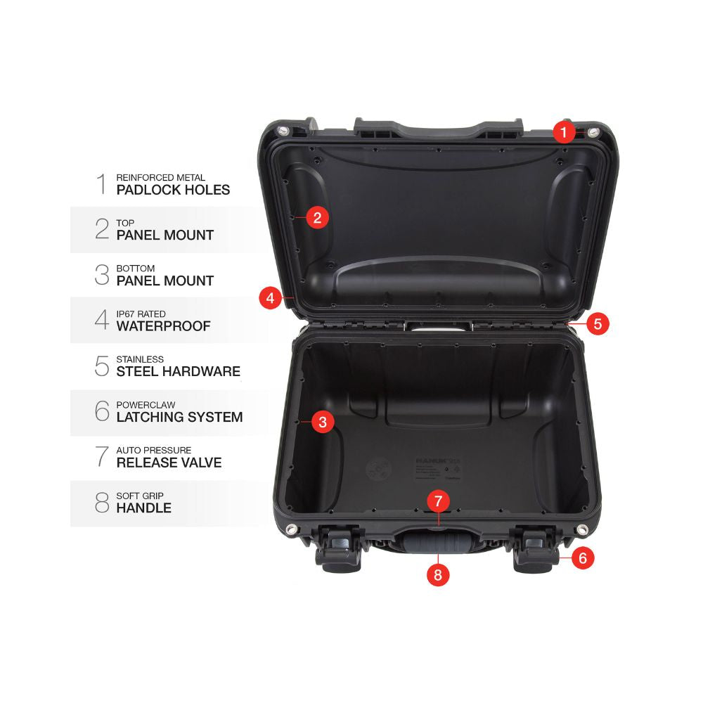 Nanuk 918 Black (Empty) Protective Hard Case