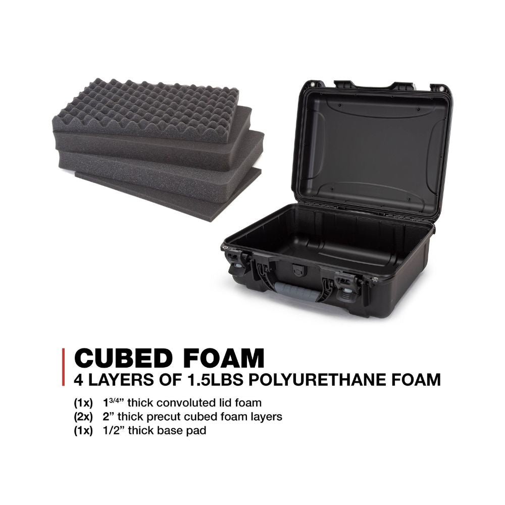 Nanuk 930 Black (Cubed Foam) Protective Hard Case