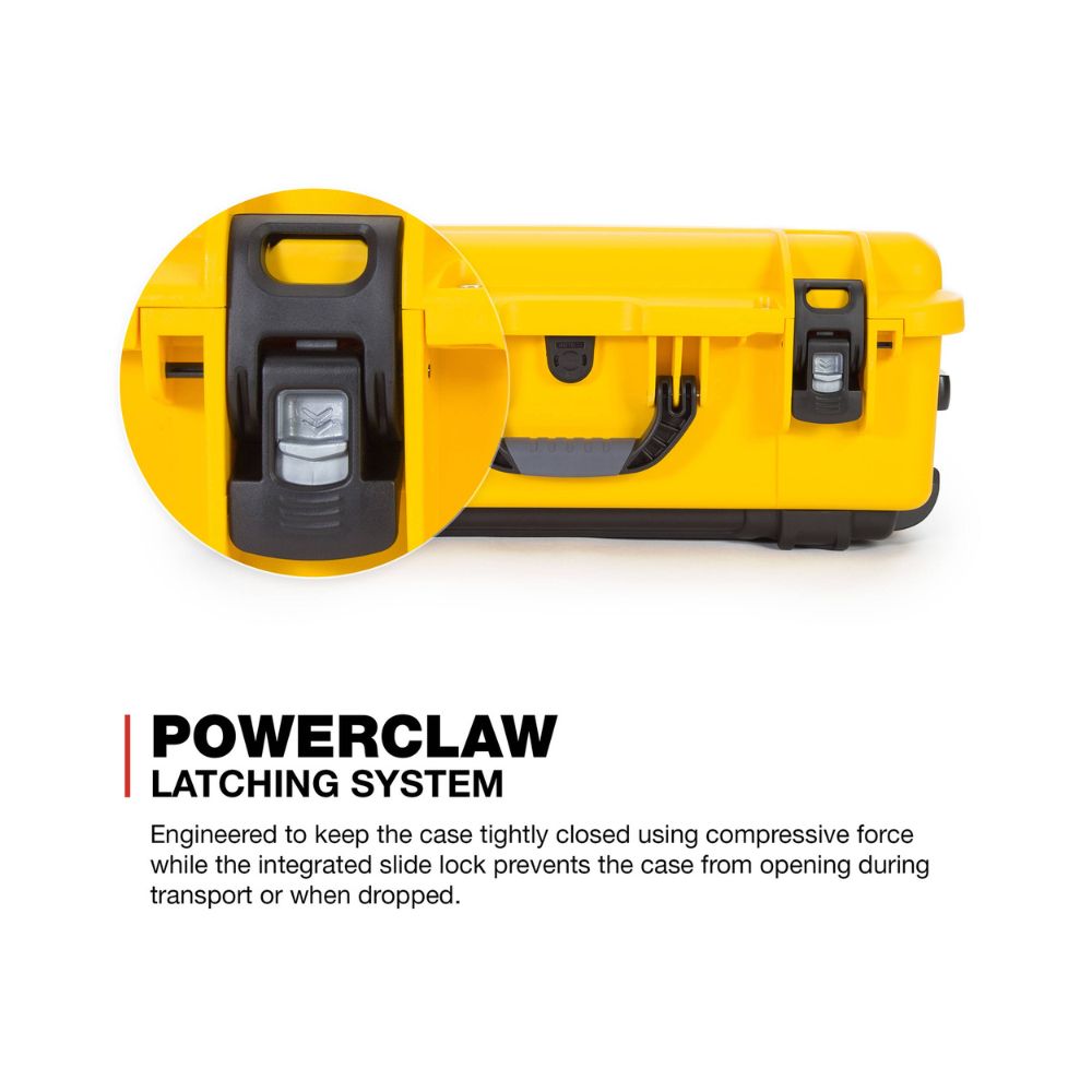 Nanuk 935 Camera Case Yellow - Pro Photo Kit