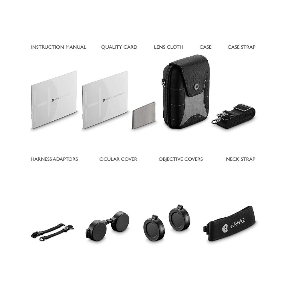 Hawke Frontier HD X 8X42 Green Binocular Accessories