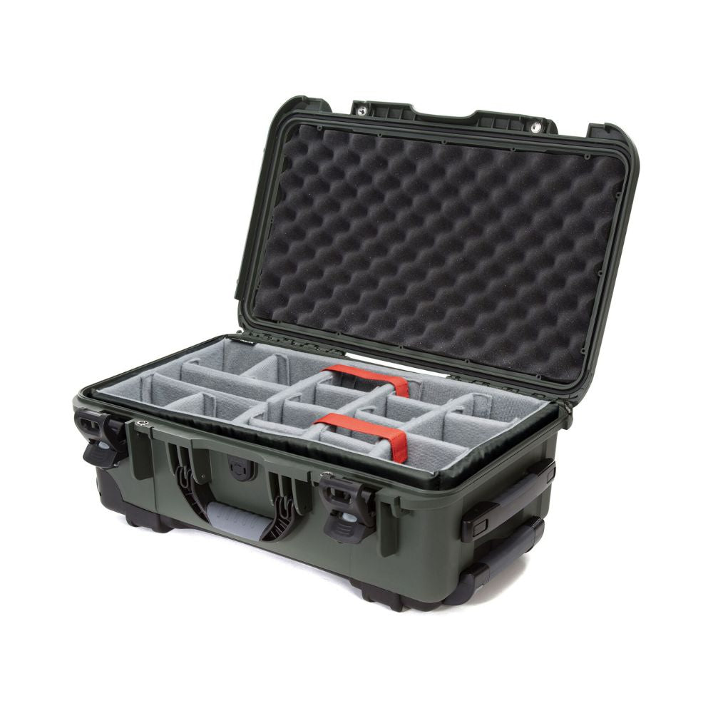 NANUK 935 Protective Hard Case Olive Green with Padded Dividers