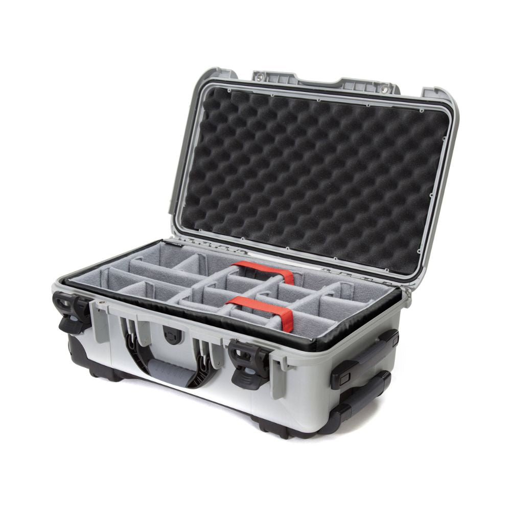 NANUK 935 Protective Hard Case Silver with Padded Dividers