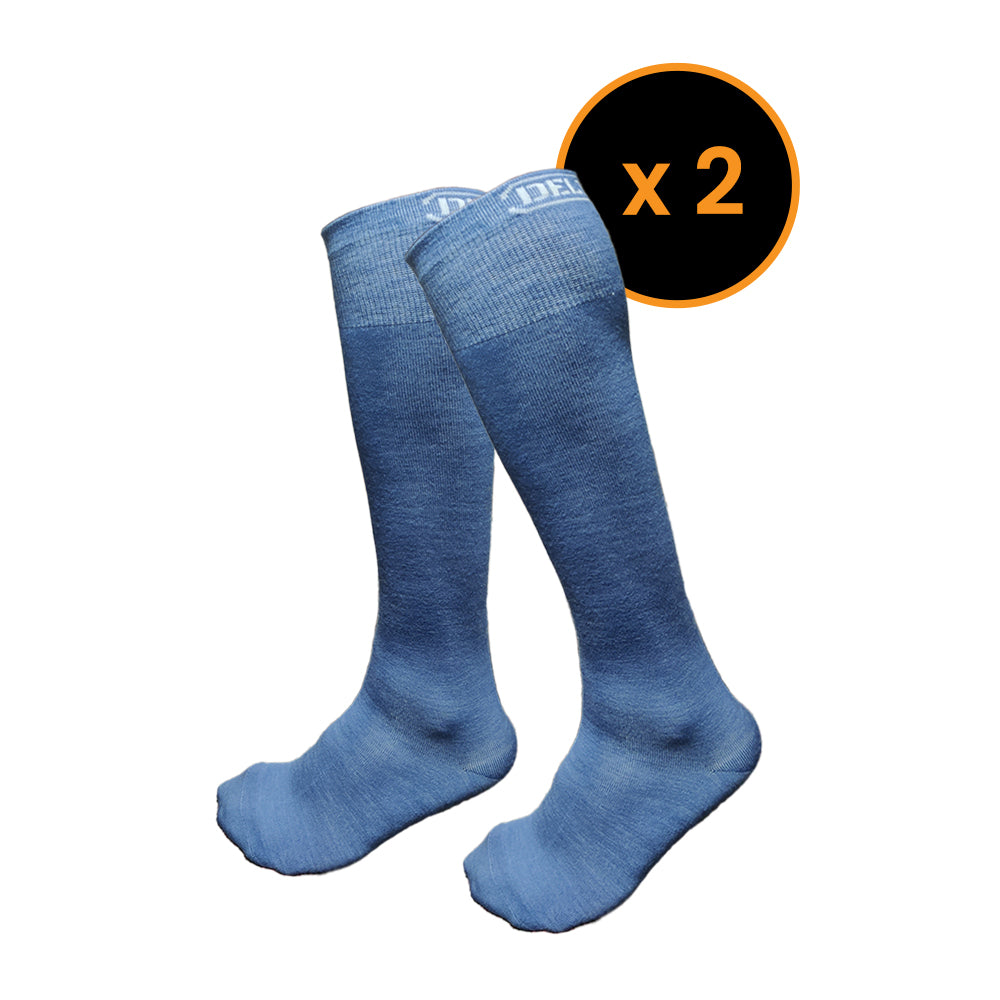 Merino Wool Blue Socks