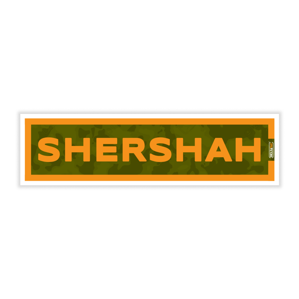 DeltaTac Name Tab Stickers- Shershah (Pack of 2)