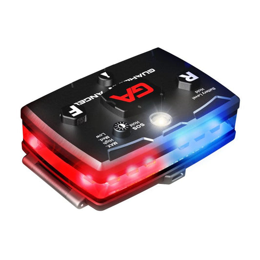 Guardian Angel Micro Series Wearable Safety Light - Red/Blue