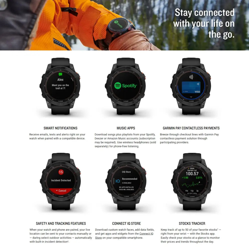 Garmin Fenix 7 Solar Specification