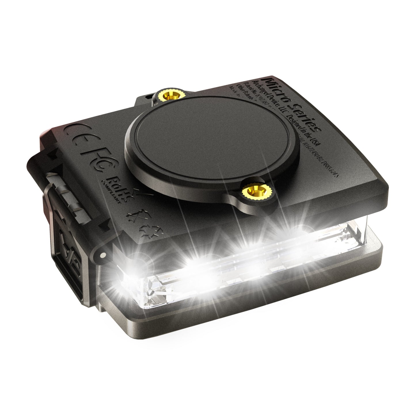 Guardian Angel Micro Series Wearable Safety Light - Red/White