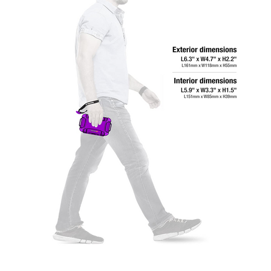 Nanuk Nano 320 Protective Hard Case - Purple