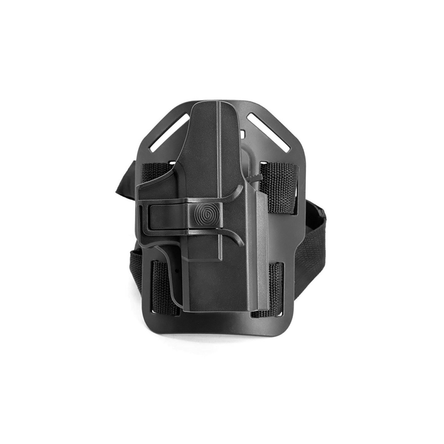 Dropleg/Thigh Polymer OWB Holster for Glock 26 27 33 (Gen 1-4) - Index Finger Released - DeltaTac.shop