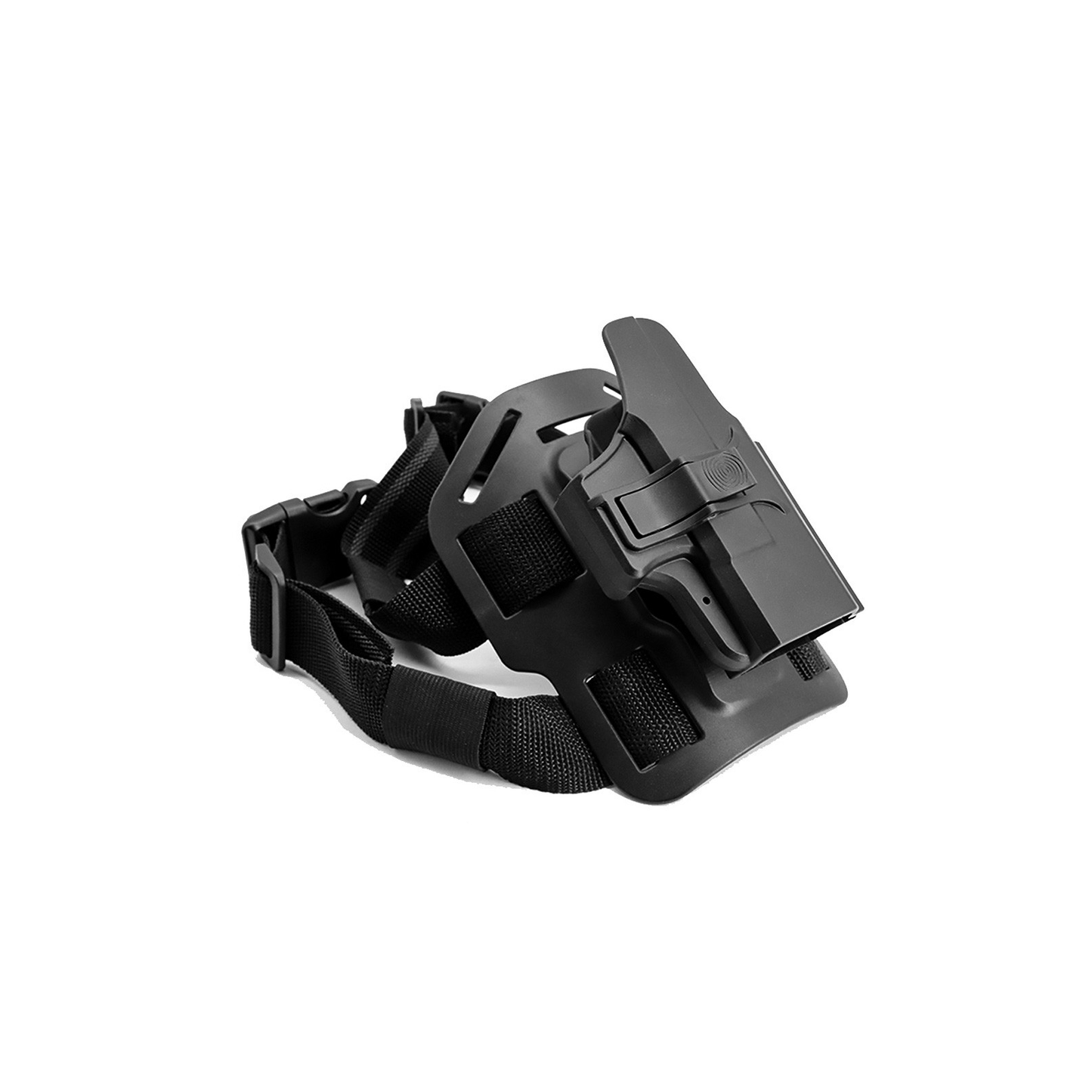 Dropleg/Thigh Polymer OWB Holster for Glock 26 27 33 (Gen 1-4) - Index Finger Released - DeltaTac.shop