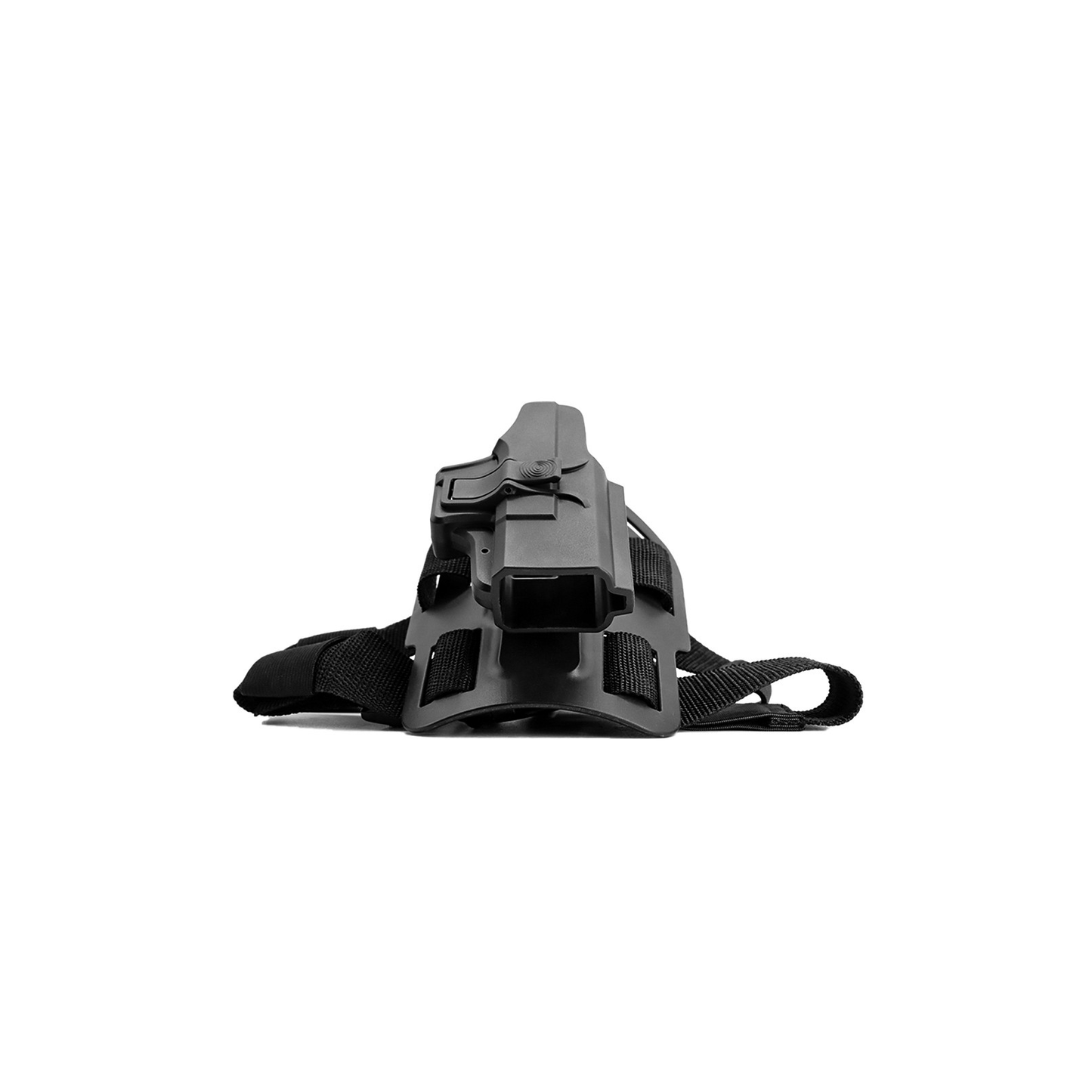 Dropleg/Thigh Polymer OWB Holster for Glock 26 27 33 (Gen 1-4) - Index Finger Released - DeltaTac.shop