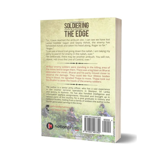 Soldiering: A Life on the Edge by P S GOTHRA Paperback Edition - deltatacstore