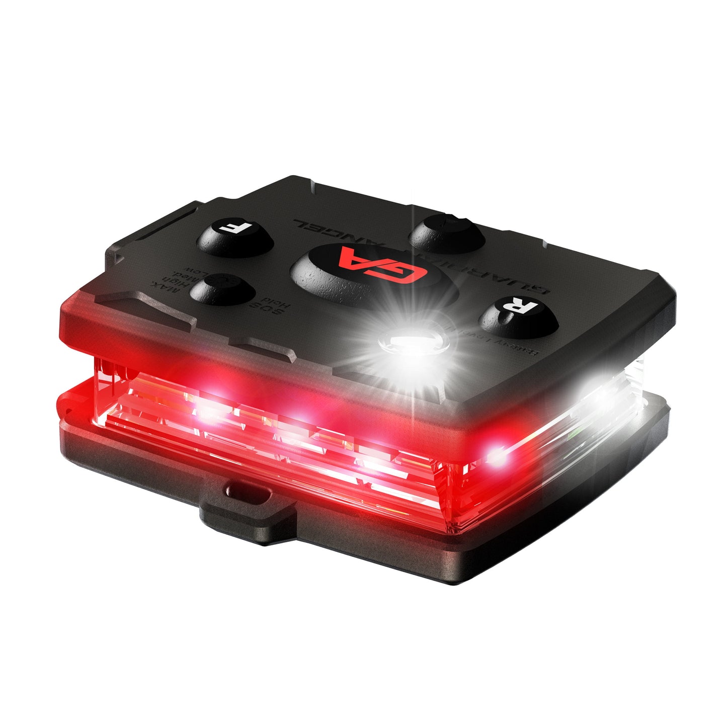 Guardian Angel Micro Series Wearable Safety Light - Red/White