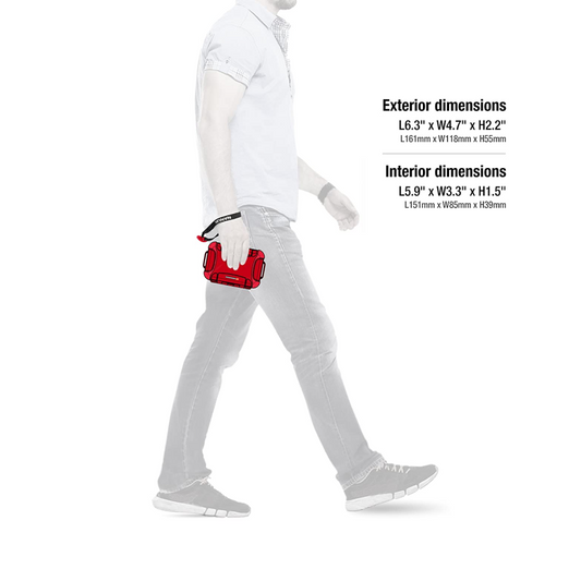 Nanuk Nano 320 Protective Hard Case - Red