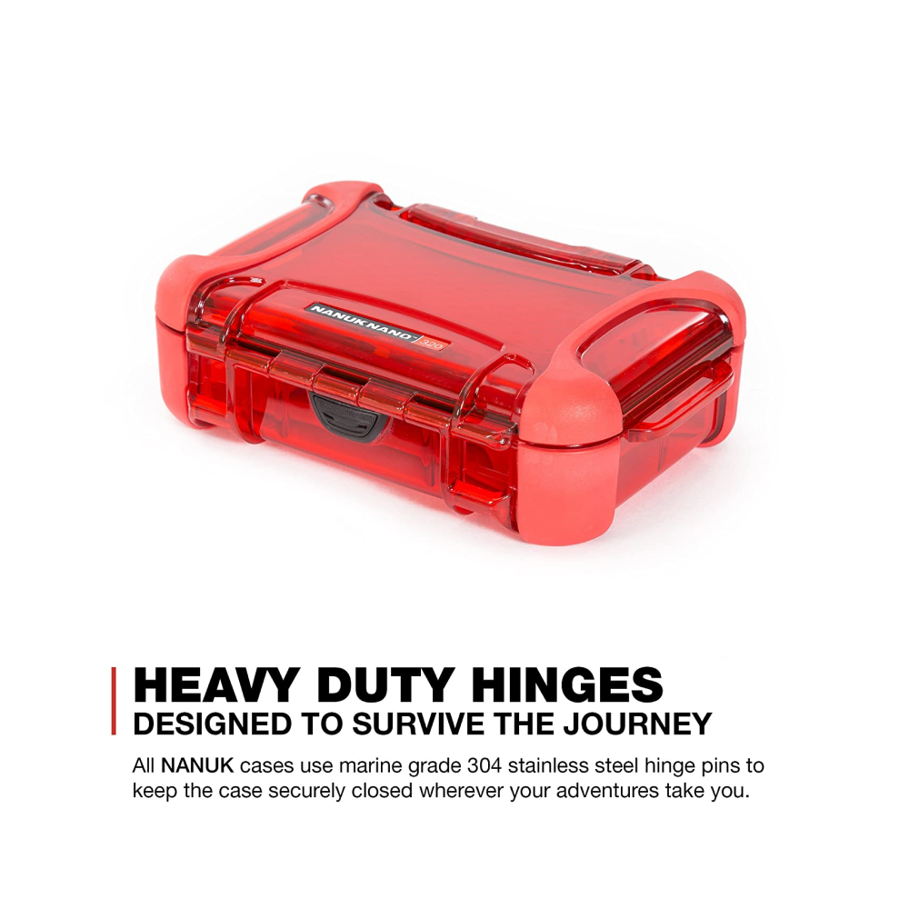Nanuk Nano 320 Protective Hard Case - Red