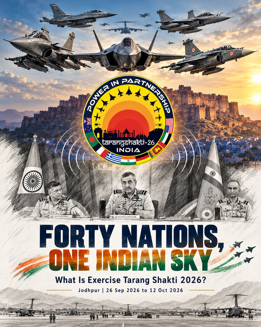 What Is Exercise Tarang Shakti 2026? Forty Nations, One Indian Sky