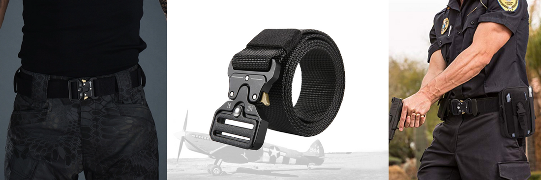 Men’s Nylon belt with metal buckle, spitfire tactical belt
