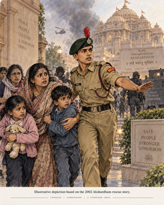 The NCC Cadet Who Ran Towards Danger The Akshardham Rescue Story