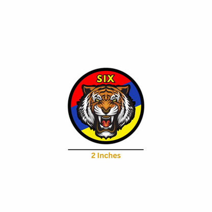 Six Dogra Infantry Regiment Sticker (Pack of 2) - Mini Military Series