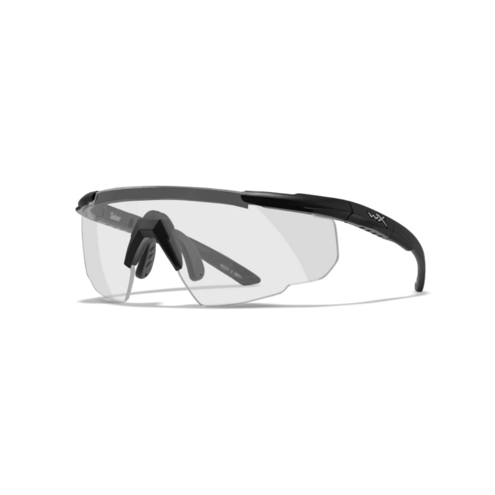 Saber Advanced Sunglasses - Matte Black Frame with Smoke Grey / Clear / Light Rust Shields