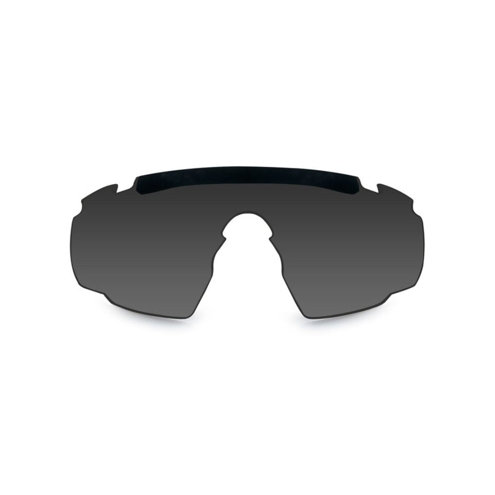 Saber Advanced Sunglasses - Matte Black Frame with Smoke Grey / Clear / Light Rust Shields