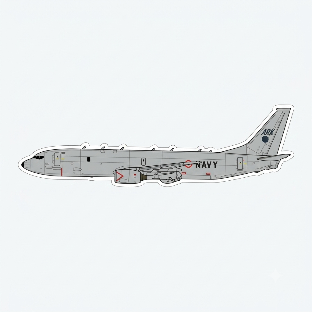 Boeing P-8I Poseidon Sticker