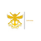 National Defence Academy (NDA) Logo Sticker (Pack of 2) - Mini Military Series