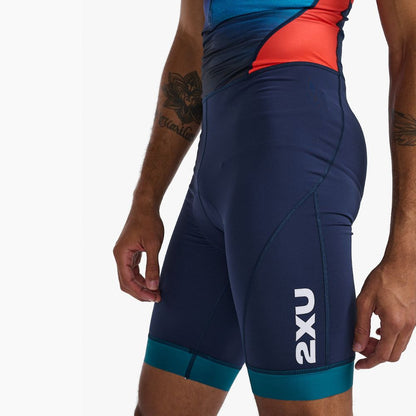 2XU Core Trisuit - Poppy/Midnight Blue
