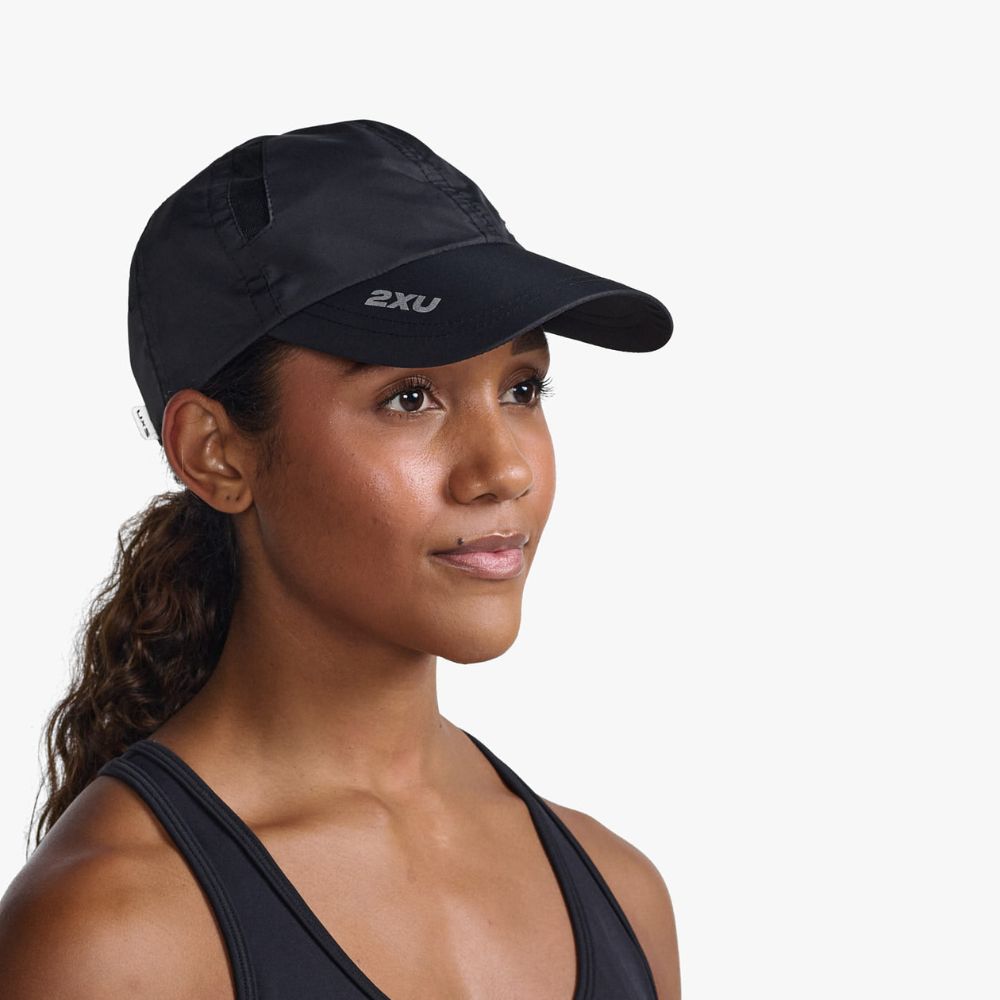 2XU Run Cap - Black