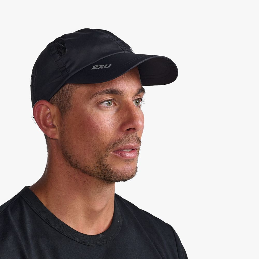 2XU Run Cap - Black