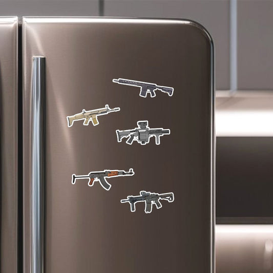 Guns Mini Fridge Magnet Combo