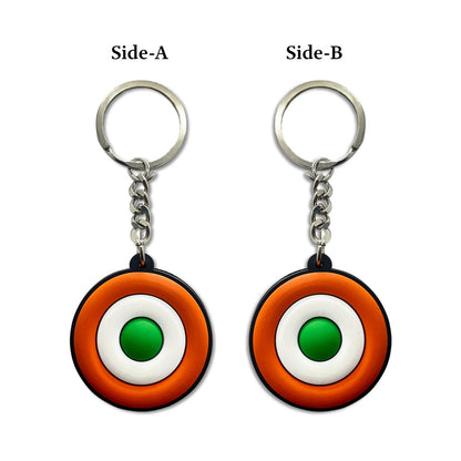 3D Indian Air Force Roundel Pro Keychain