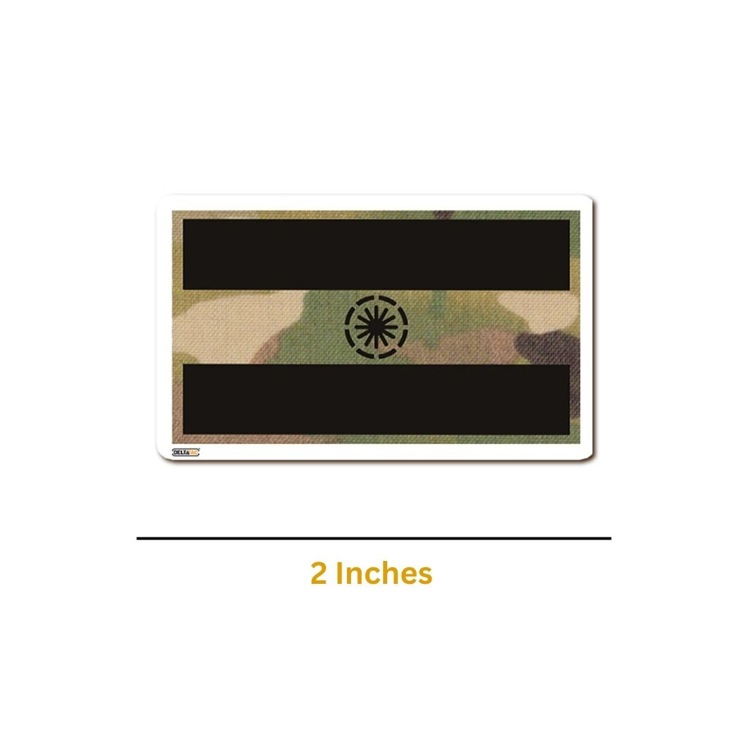 Indian National Camo Flag Mini Fridge Magnet