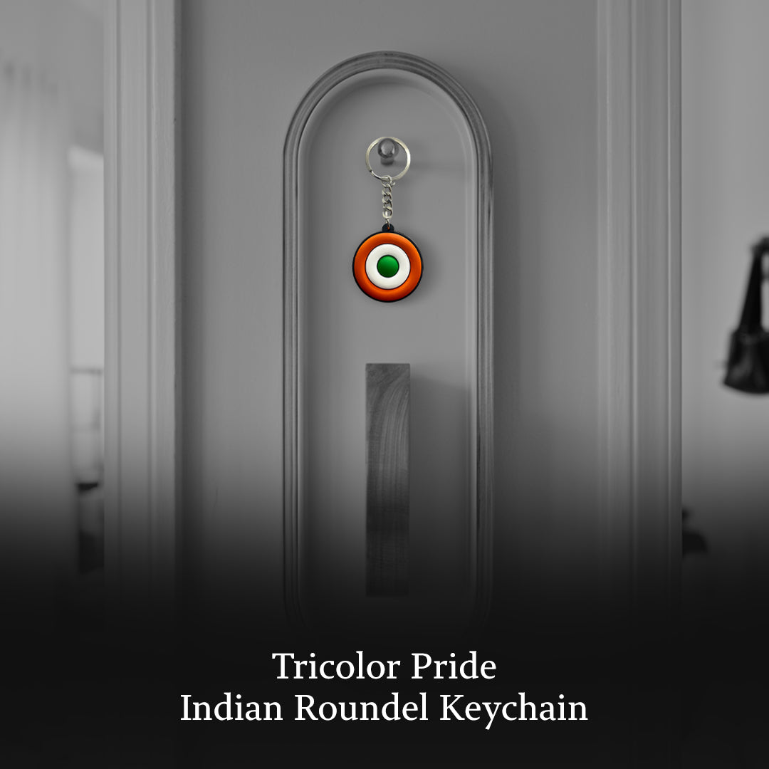 3D Indian Air Force Roundel Keychain