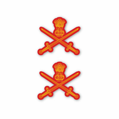 Mini Indian Army Logo Stickers