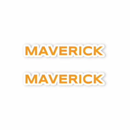 Mini Maverick Stickers Orange