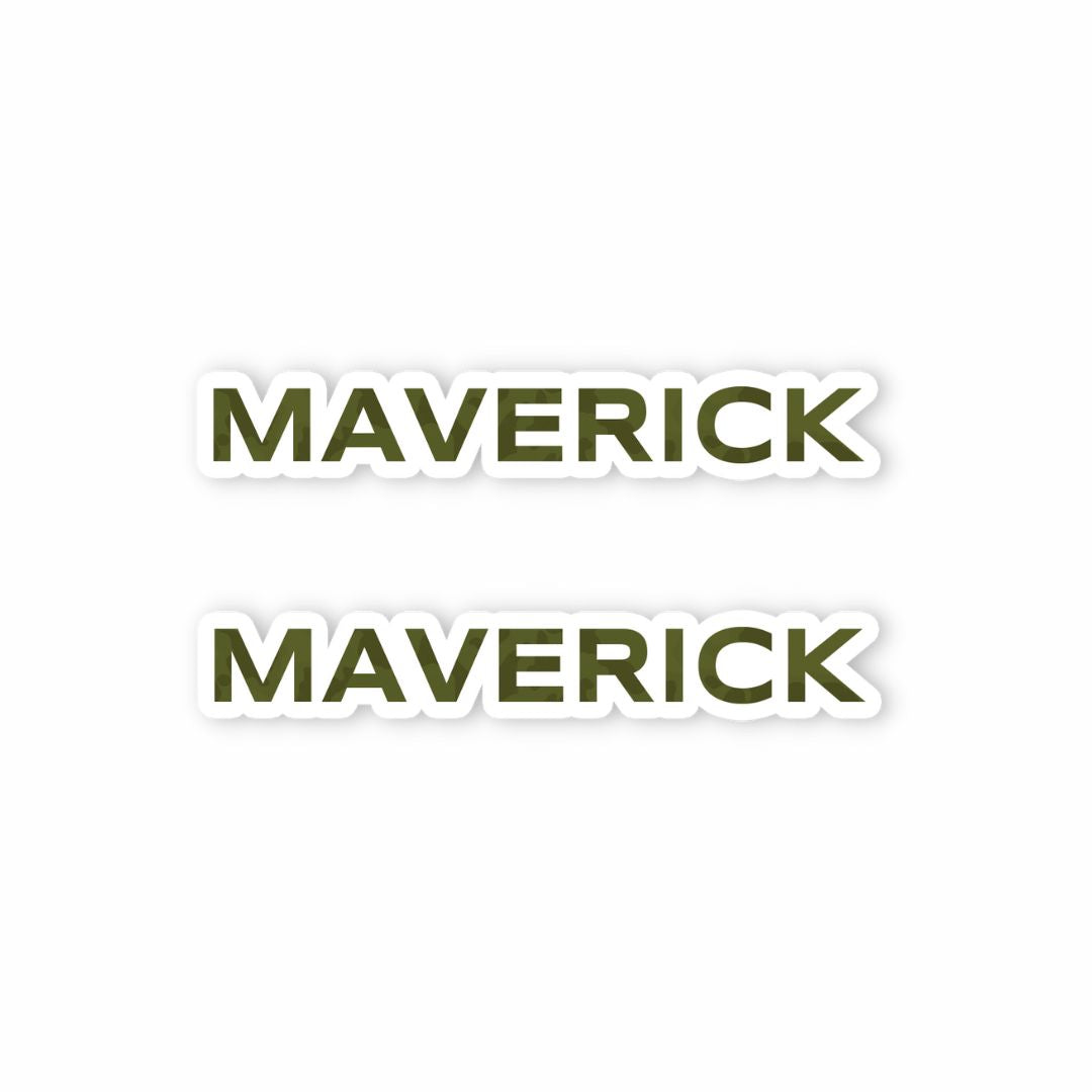 Mini Maverick Stickers Olive