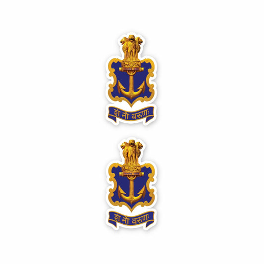 Mini Indian Navy Logo Stickers